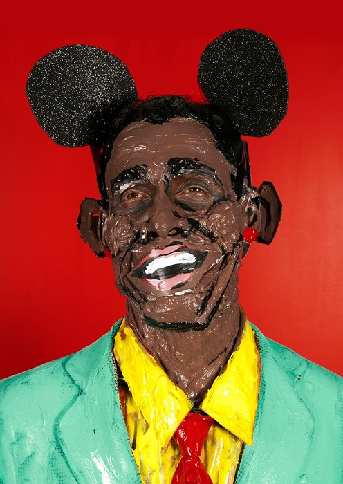 Образ Барака Обамы в роли Микки Мауса.