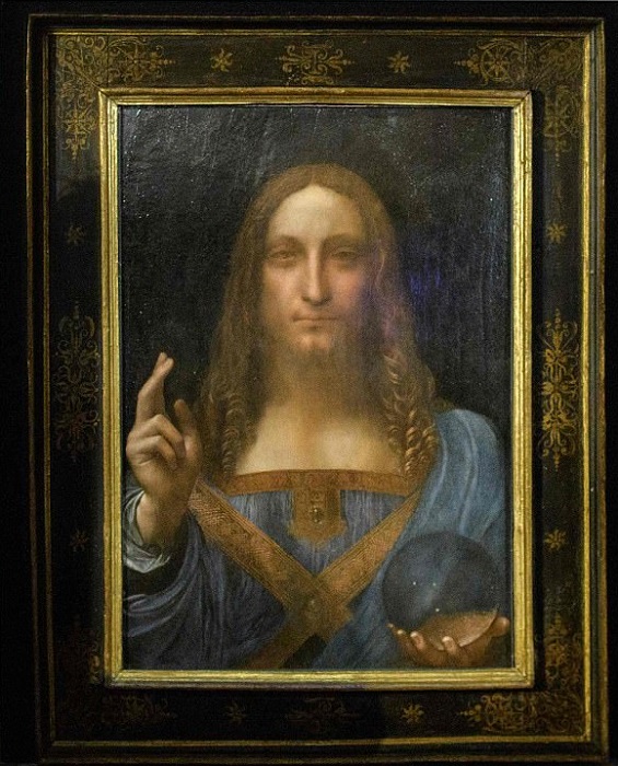 Спаситель мира. Леонардо да Винчи, ок. 1500 г. | Фото: dailymail.co.uk.
