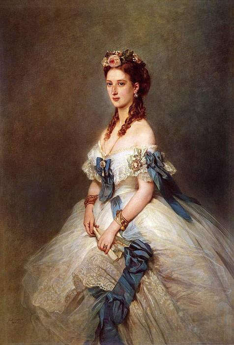 Портрет Александры, принцессы Уэльской. Ф. Винтерхальтер, 1864 год.