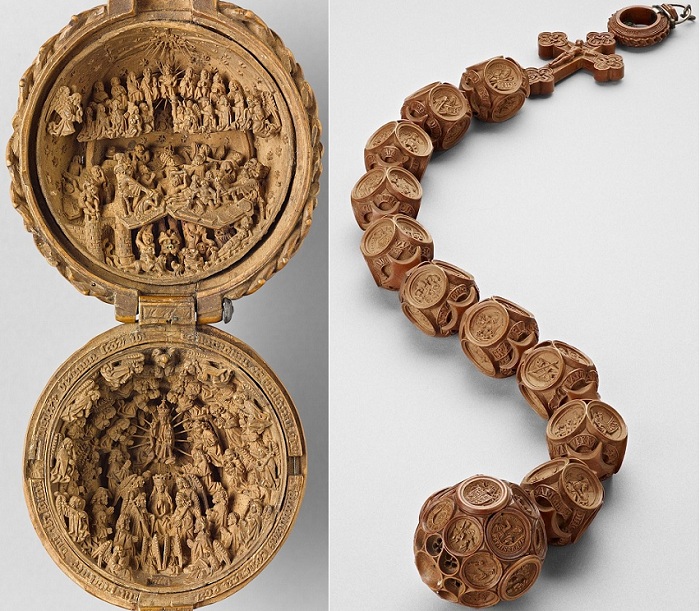 Невероятные изделия на религиозную тематику, датированные XVI веком.