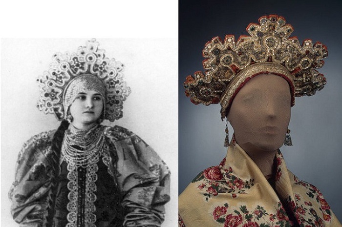 Венец - головной убор, который могли носить только незамужние девушки.