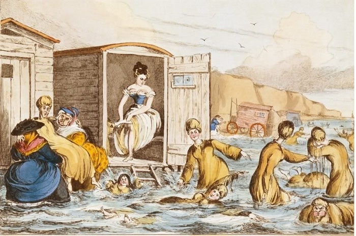 В 19 веке в Европе были популярные купальные машины. | Фото: diletant.media.