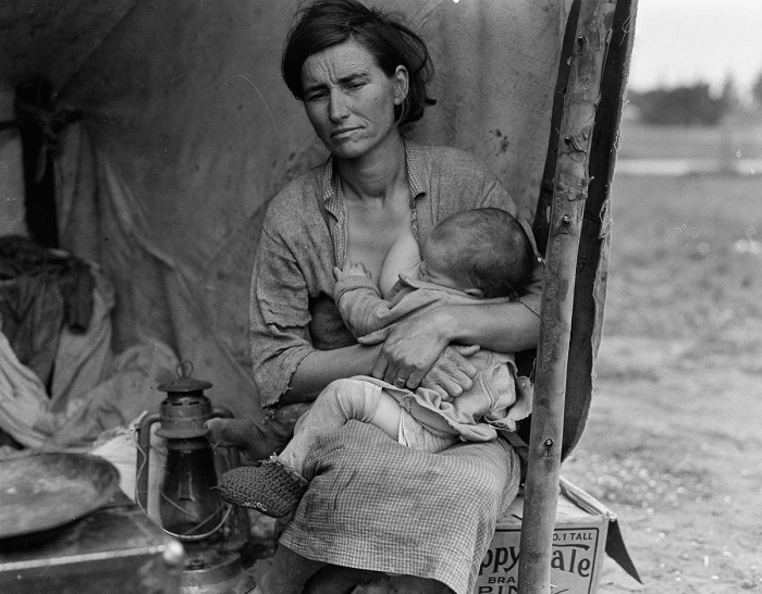 «Мать-переселенка» (Migrant mother). | Фото: mashable.com.