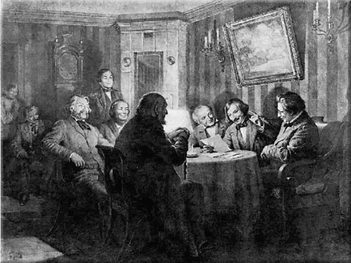 Николай Гоголь целил крепкую мужскую дружбу.