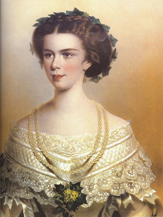Елизавета Баварская - будущая императрица Австрии.