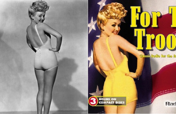Betty Grable - самая знаменитая пинап-девушка 1940-х гг.