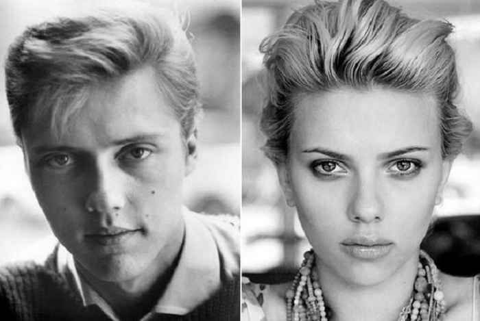 Звезда 80-90-х актер Christopher Walken и голливудская актриса Scarlett Johansson.