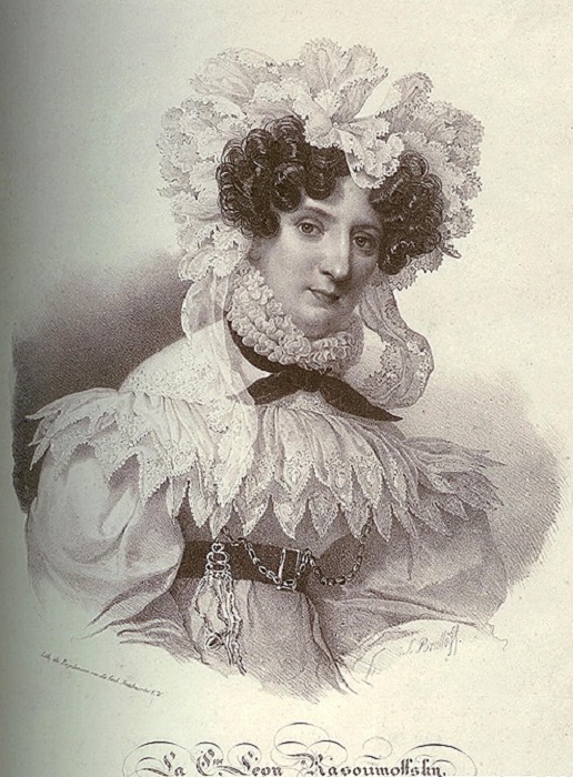 Графиня Мария Григорьевна Разумовская. А. П. Брюллов, ок. 1826-1829 гг. | Фото: softmixer.com.