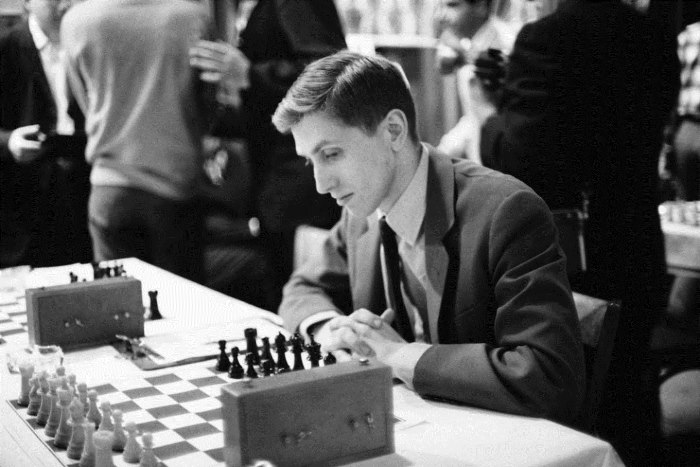 Американский шахматист Бобби Фишер (Bobby Fischer). | Фото: kulturologia.ru.