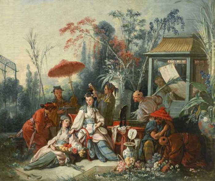 Китайский сад. Франсуа Буше, 1742 год. | Фото: fiveminutehistory.com.