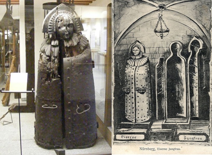 «Железная дева» - саркофаг с шипами, использовавшийся в качестве орудия пыток. | Фото: commons.wikimedia.org.