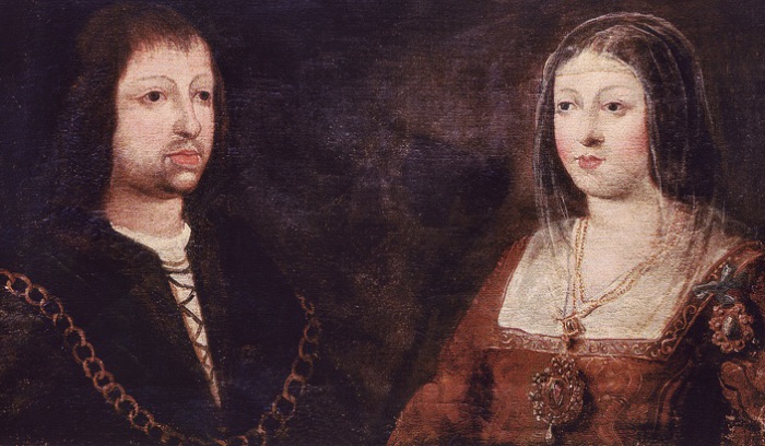 «Католические короли» Изабелла Кастильская и Фердинанд Арагонский.