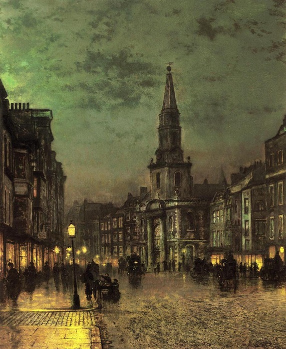 Блэкмен-стрит, Боро, Лондон. Д. Э. Гримшоу, 1885 год. | Фото: fiveminutehistory.com.