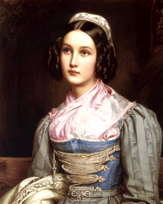 Хелена Зедльмайр - дочь сапожника, 1831 год. | Фото: ru.wikipedia.org.
