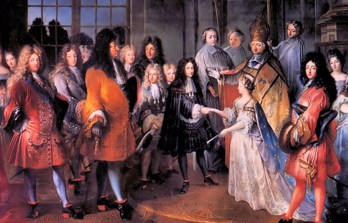 Двор Людовика XIV. | Фото: marriage-celebrant.com.au.