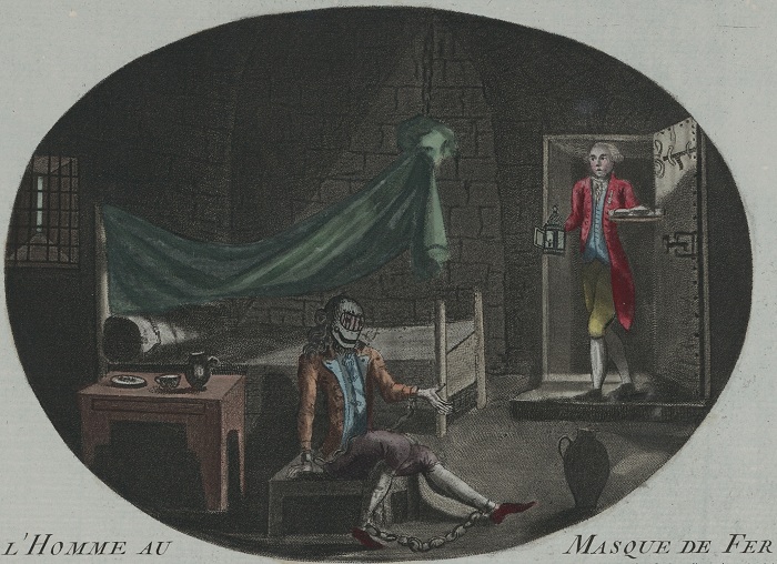 Узник в железной маске на анонимной гравюре времён Французской революции (1789). | Фото: ru.wikipedia.org.