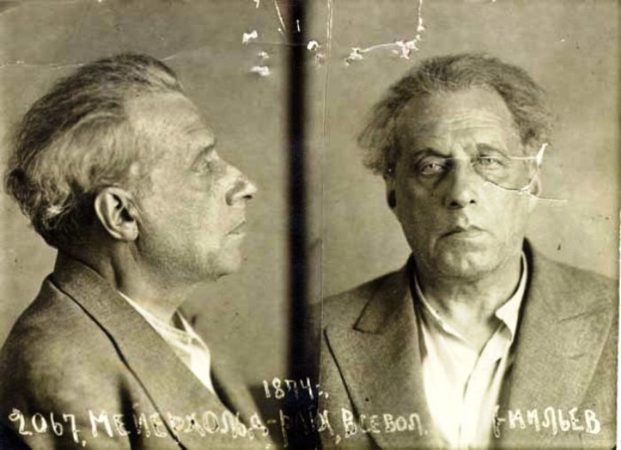 Фотография Мейерхольда, арестованного НКВД в 1939 году. | Фото: ru.wikipedia.org.