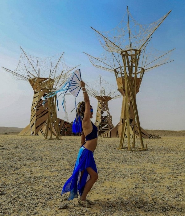 Фестиваль Midburn, проведенный в пустыне Негев.