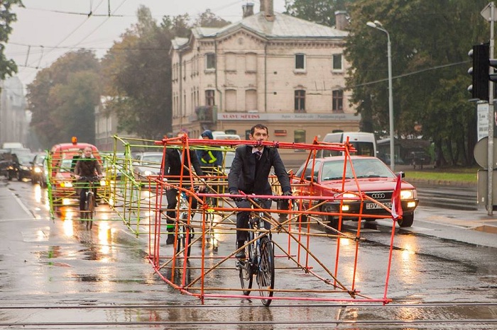 В Латвии прошла акция «День без автомобиля».