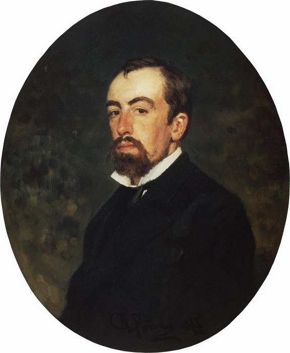 Портрет В. Д. Поленова. И. Е. Репин, 1877 год. | Фото: dic.academic.ru.