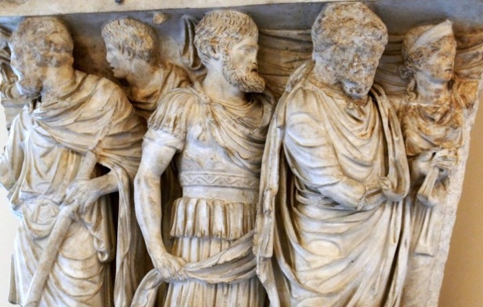 На похоронах в Древнем Риме запрещали плакать. | Фото: fishki.net.
