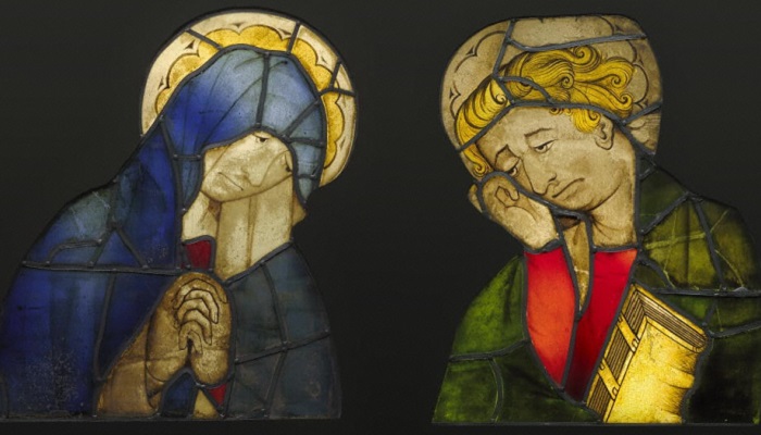 Богоматерь и святой Иоанн. Германия, ок. 1420 года. | Фото: khanacademy.org.