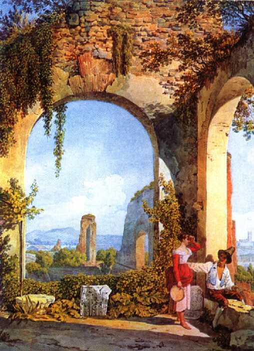 Итальянские руины, 1822-26 гг. | Фото: artsait.ru.