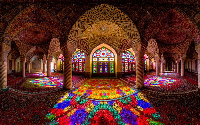 Nasir Al-Mulk Mosque, Shiraz, Iran.