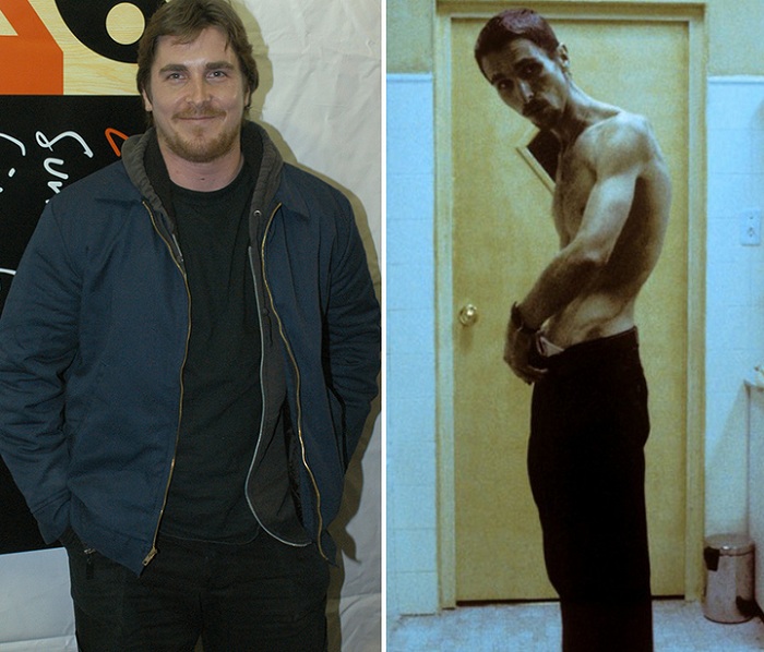 Актер Christian Bale ради роли похудел на 28,5 кг.