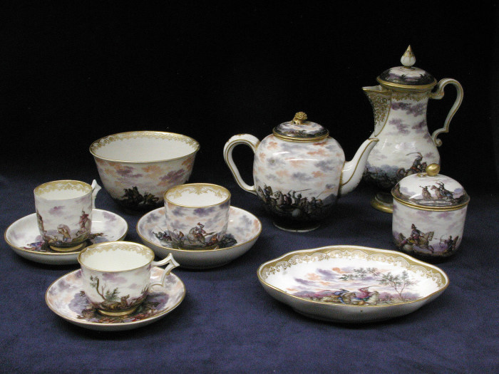 Чайный сервиз, 1743 год. | Фото: fiveminutehistory.com.