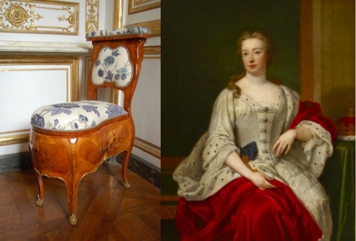 Элизабет Сеймур, герцогиня Сомерсет - хранительница стула королевы Анны.