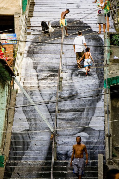 Стрит-арт в Рио де Жанейро.