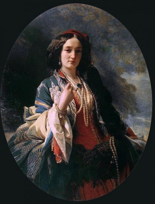 Портрет Екатерины Браницкой. 1854 год.