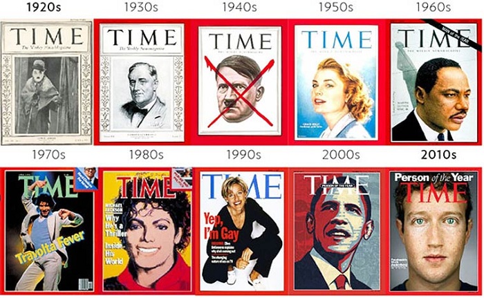 Журнал Time с фирменной обложкой с красной рамкой.