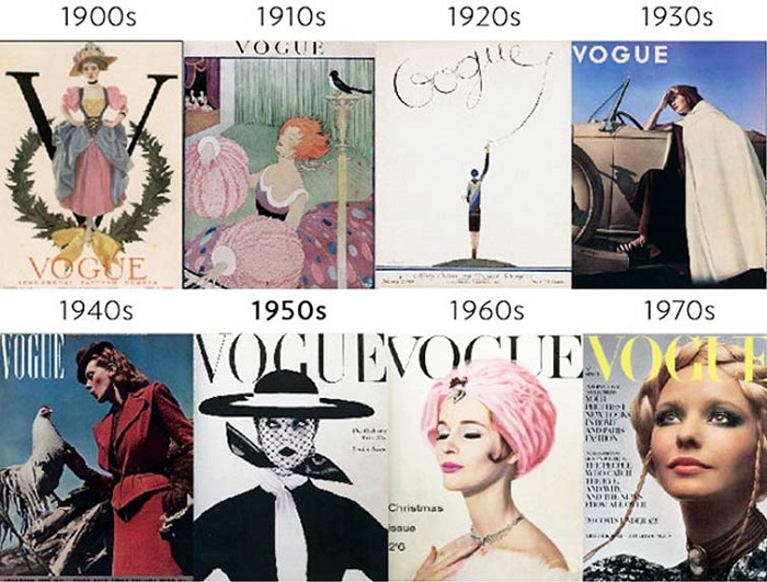 Vogue - журнал со стильной обложкой.