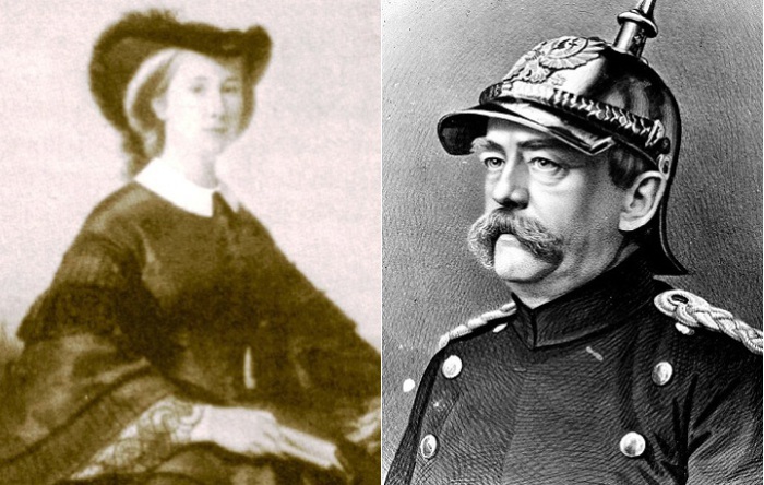 Екатерина Орлова и Отто фон Бисмарк.