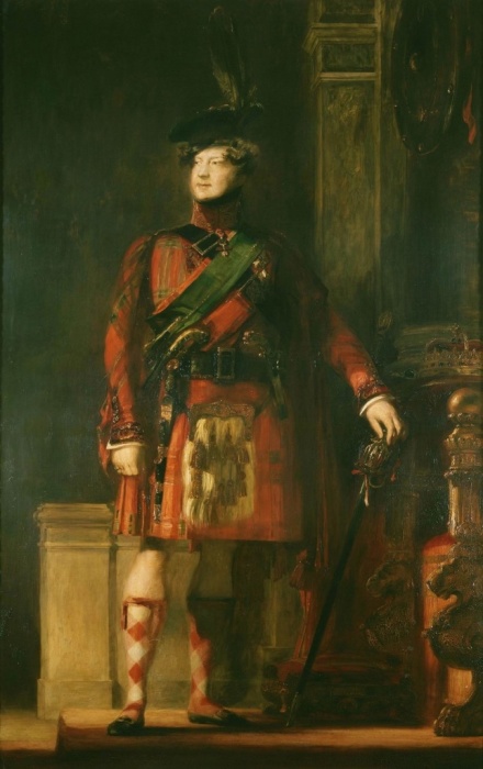 Король Георг IV в тартане Royal Stewart. | Фото: istpravda.ru.