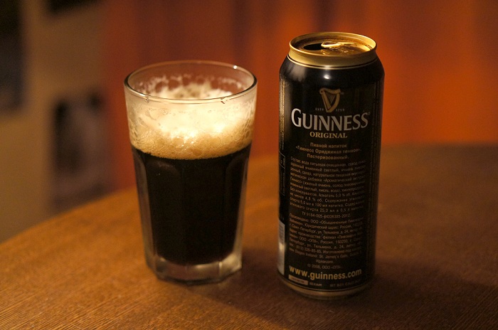 Темное пиво Guinness. | Фото: img-fotki.yandex.ru.