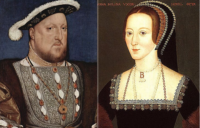 Генрих VIII и Анна Болейн. | Фото: cdn.history.com.