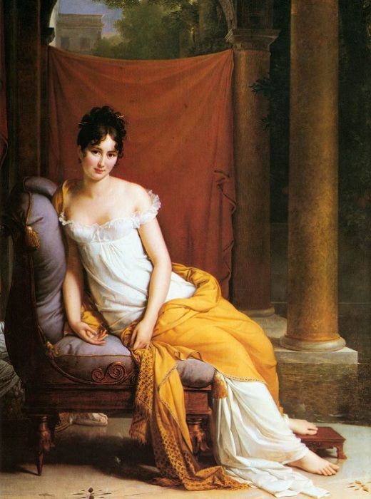 Портрет мадам Рекамье. Франсуа Жерар, 1805 год. | Фото: theredlist.com.