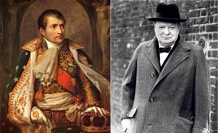 Наполеон Бонапарт и Уинстон Черчилль.