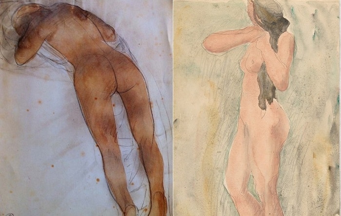 Эротические рисунки Огюста Родена.