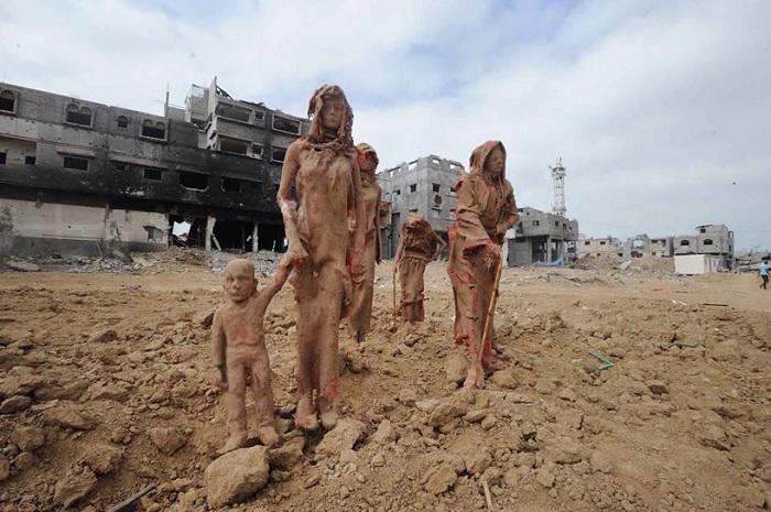 Фигурки из глины: символ страдания жителей сектора Газа.