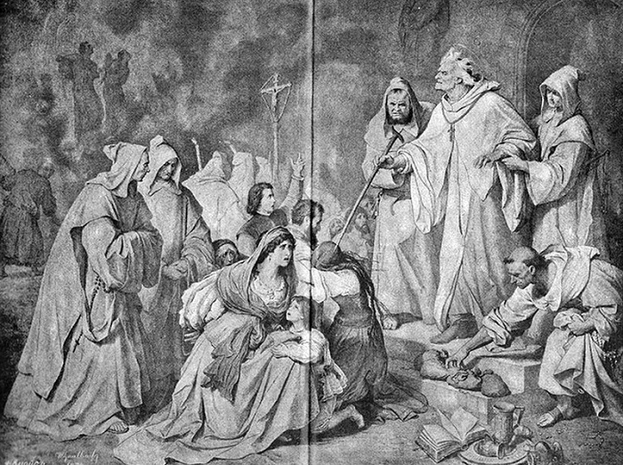 Великий инквизитор Педро де Арбуэс осуждает на смерть семейство еретика. | Фото: s-t-o-l.com.