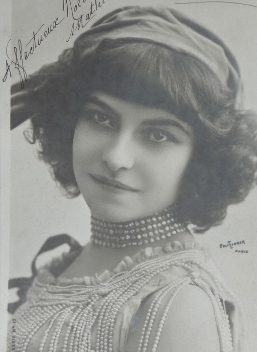 Портрет актрисы и певицы периода 1890-1930-х гг. Полин Полер. | Фото: pp.vk.me.