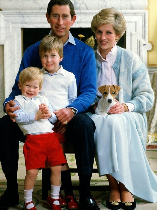 Принц Чарльз и принцесса Диана с сыновьями Уильямом и Гарри. | Фото: 3.bp.blogspot.com.