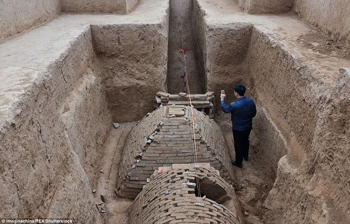 Уникальная археологическая находка, возраст которой не менее 2000 лет. | Фото: dailymail.co.uk.
