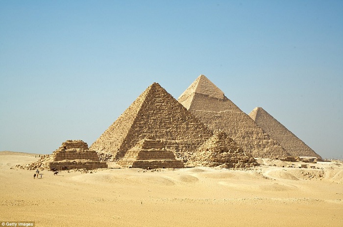 Пирамиды в Египте. | Фото: dailymail.co.uk.