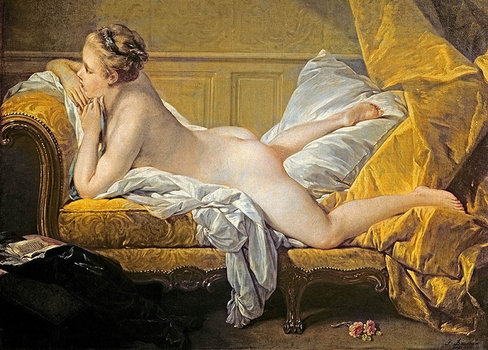 Светловолосая одалиска, Франсуа Буше, 1752. | Фото: arttrans.com.ua.