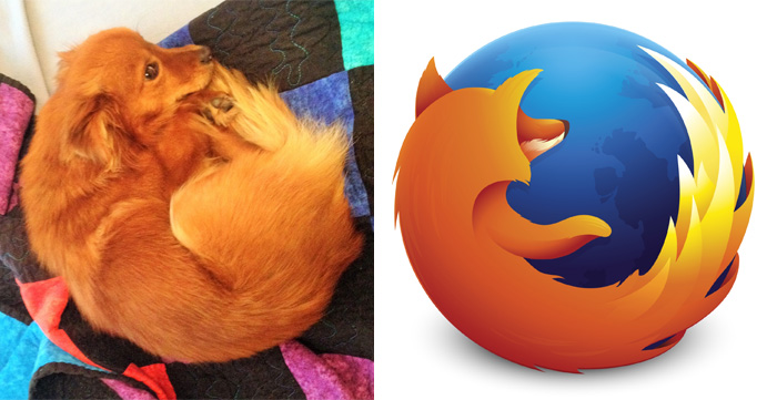 Собачка Firefox – новая эмблема для браузера.